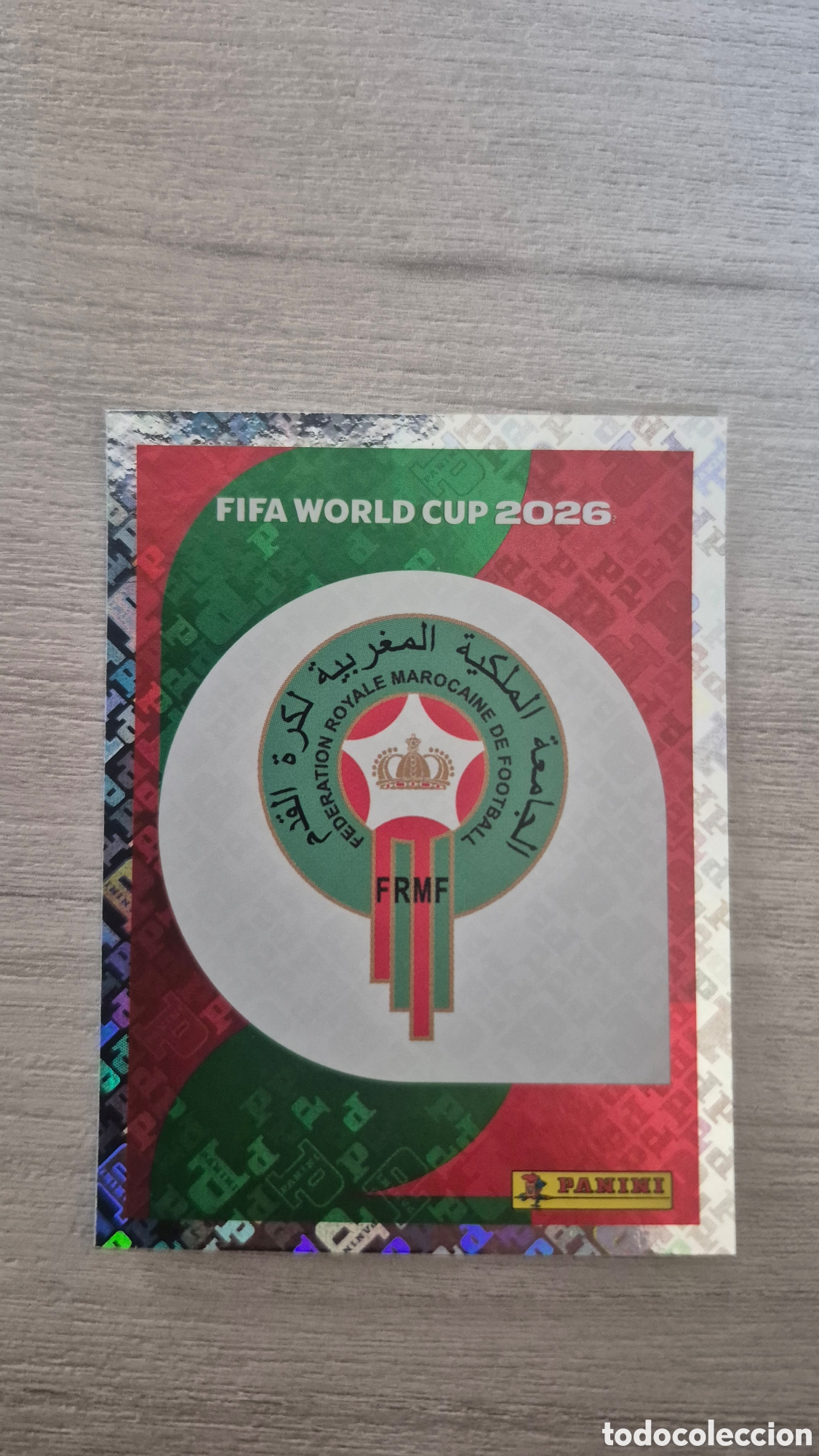 Cromos de F&uacute;tbol: MAR1 Escudo Marruecos FIFA World Cup 2026