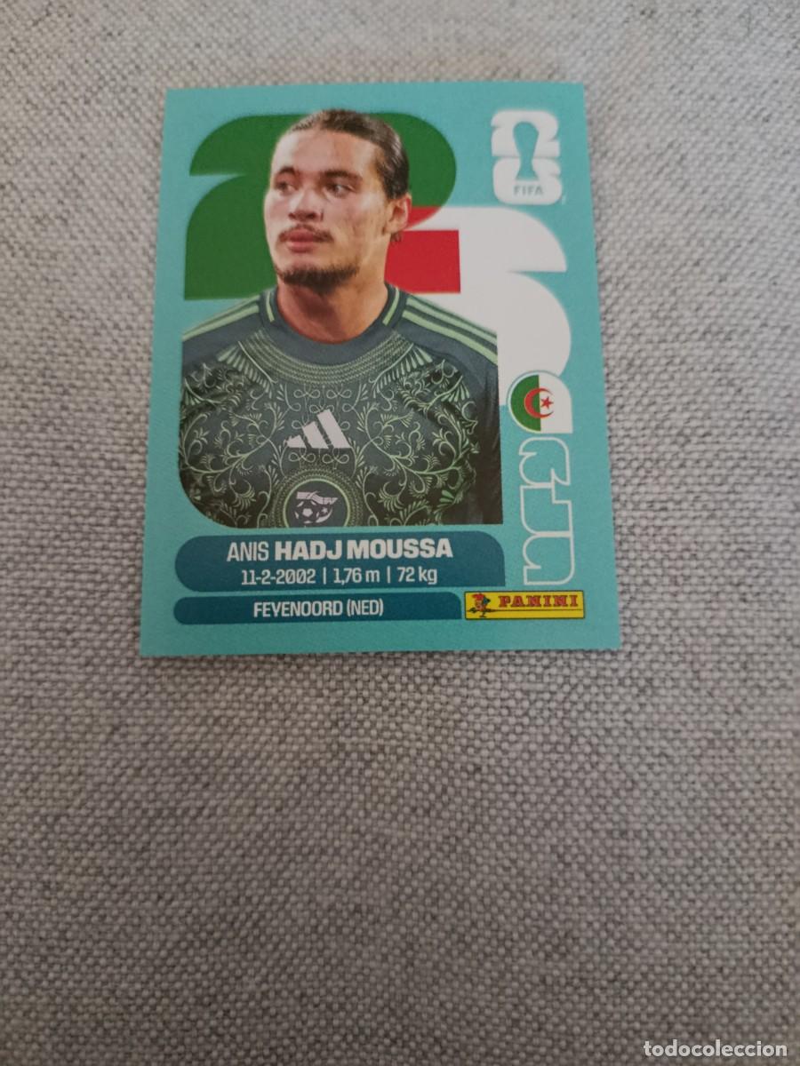 Cromos de F&uacute;tbol: Panini Mundial 2026 Estados Unidos-Mexico. 17- Moussa. Argelia. Nunca pegado.