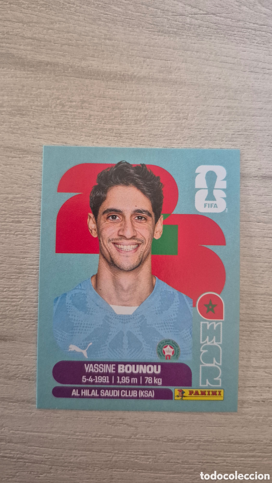 Cromos de F&uacute;tbol: MAR2 Bounou FIFA World Cup 2026