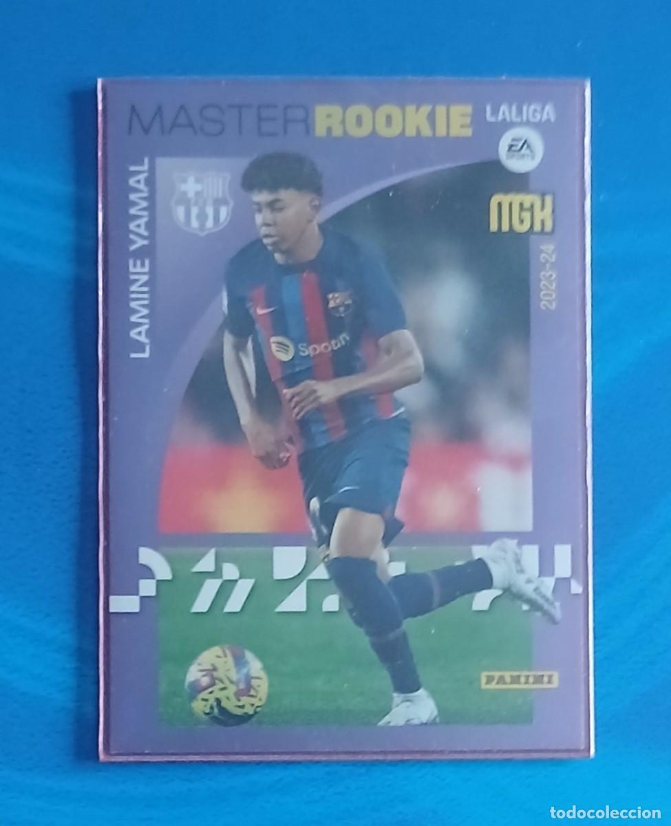 Cartes &agrave; collectionner de Football: CROMO n&ordm; 423 LAMINE YAMAL MASTER ROOKIE BARCELONA MEGACRACKS 2023-2024. Nuevo de sobre.