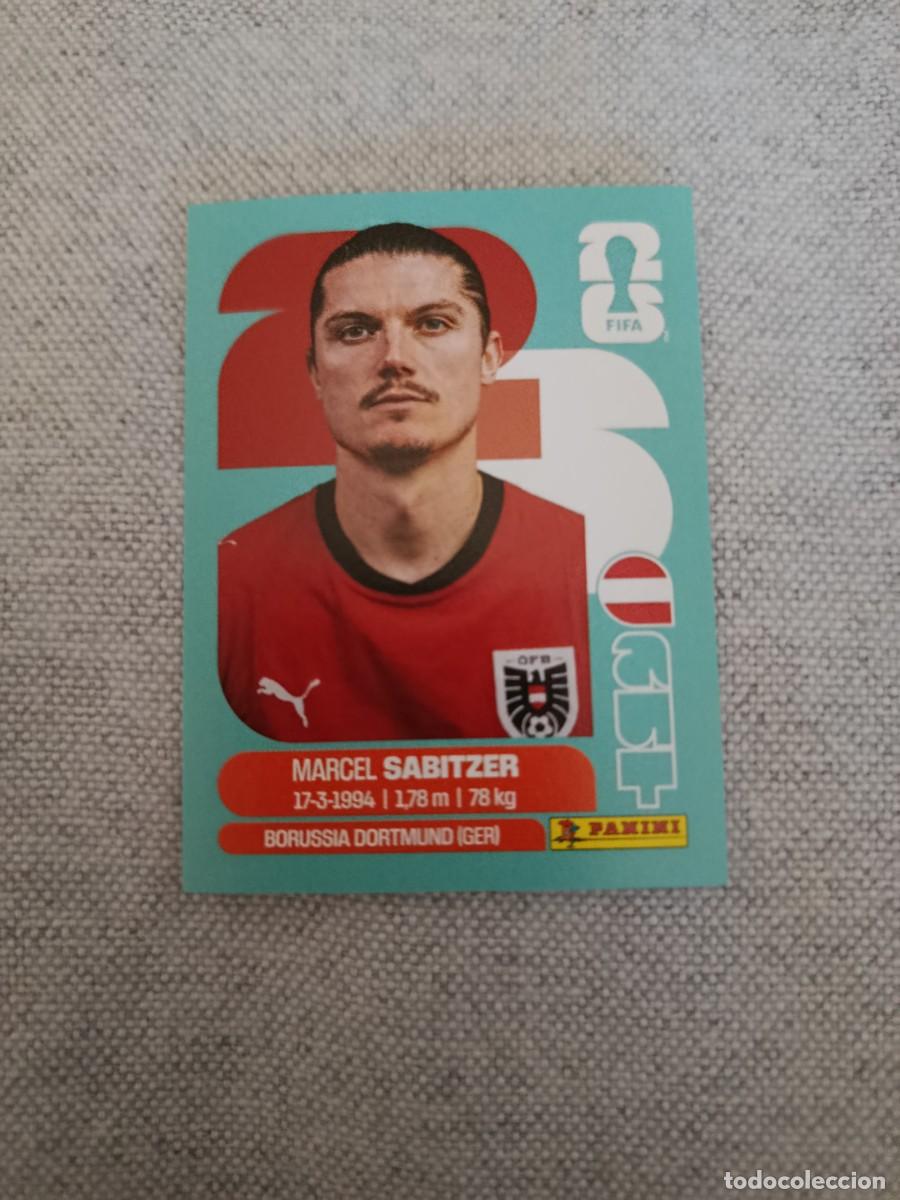 Cromos de F&uacute;tbol: Panini Mundial 2026 Estados Unidos-Mexico. 11- Sabitzer. Austria. Nunca pegado.