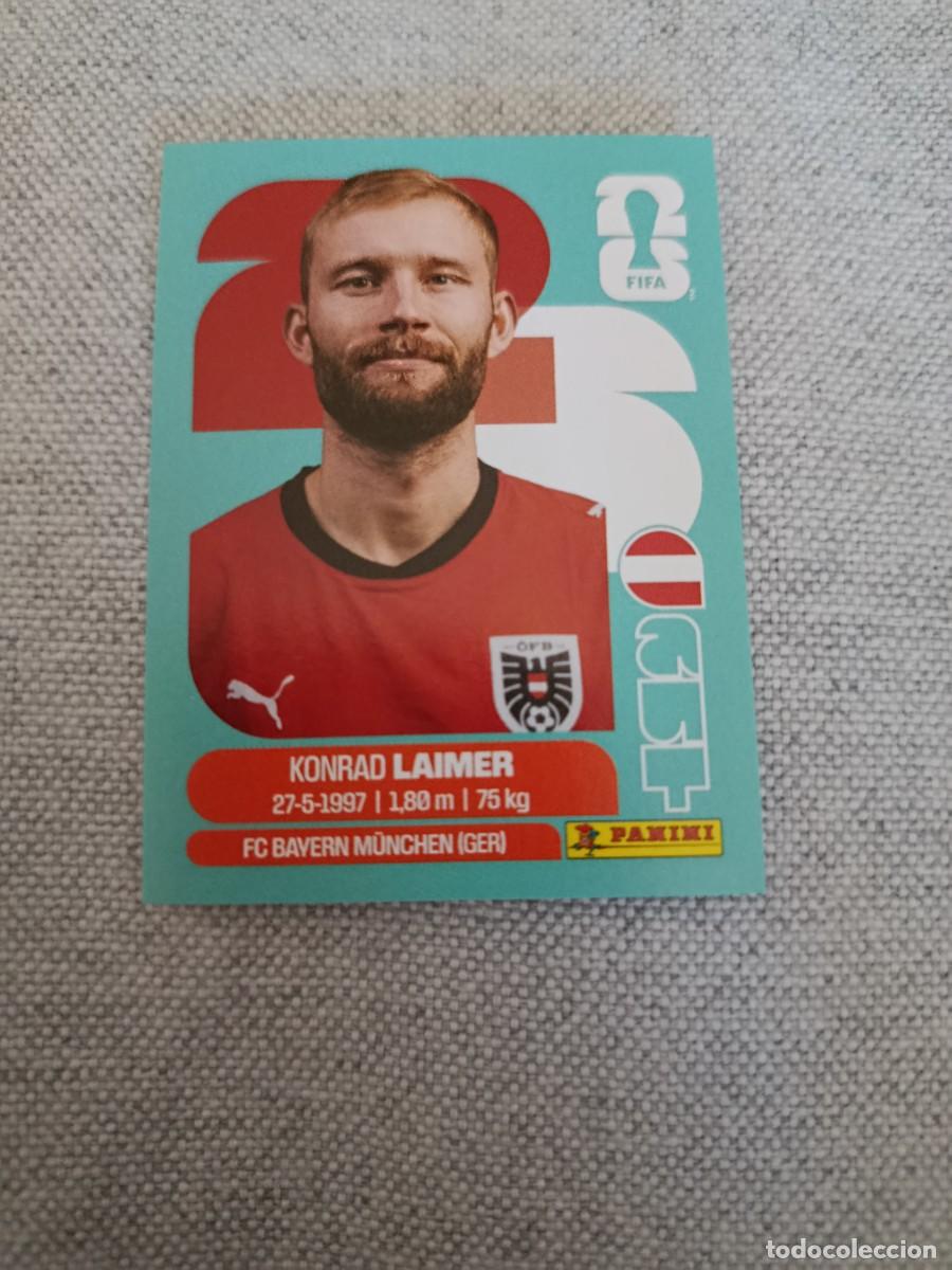 Cromos de F&uacute;tbol: Panini Mundial 2026 Estados Unidos-Mexico. 12- Laimer. Austria. Nunca pegado.