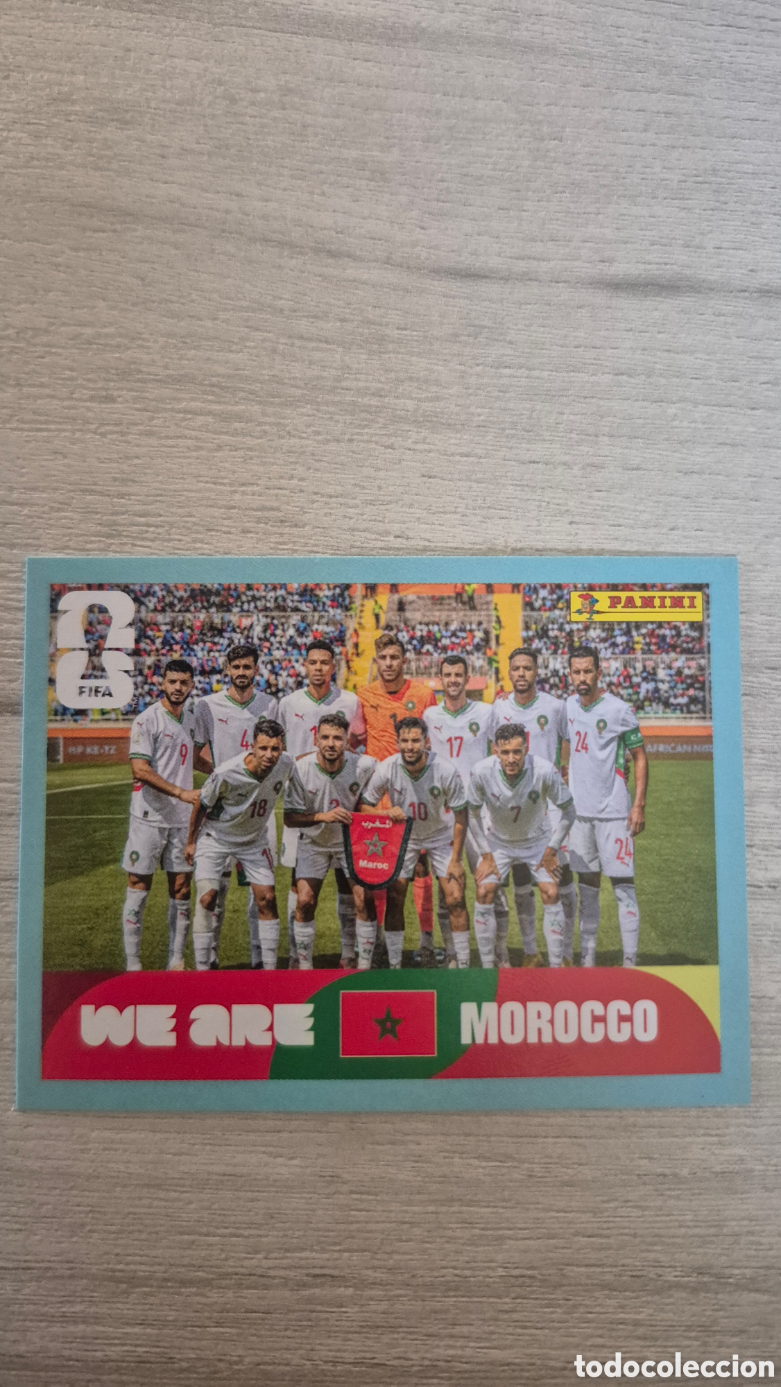 Cromos de F&uacute;tbol: MAR13 Plantilla Marruecos FIFA World Cup 2026