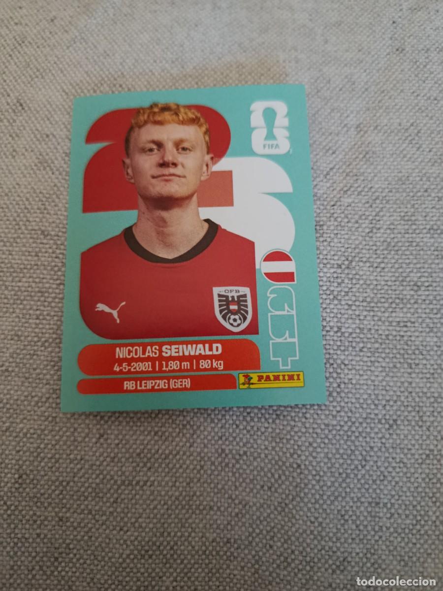 Cromos de F&uacute;tbol: Panini Mundial 2026 Estados Unidos-Mexico. 15- Seiwald. Austria. Nunca pegado.