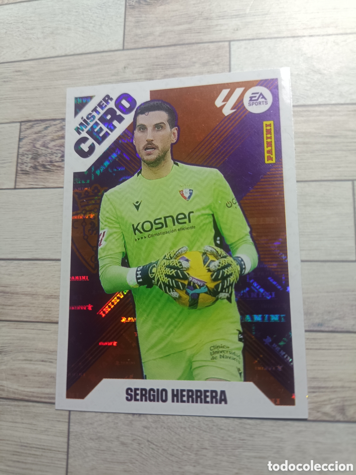 Cromos de F&uacute;tbol: 11 SERGIO HERRERA OSASUNA MISTER CERO LIGA ESTE 2025 2026 PANINI 25 26 SIN PEGAR