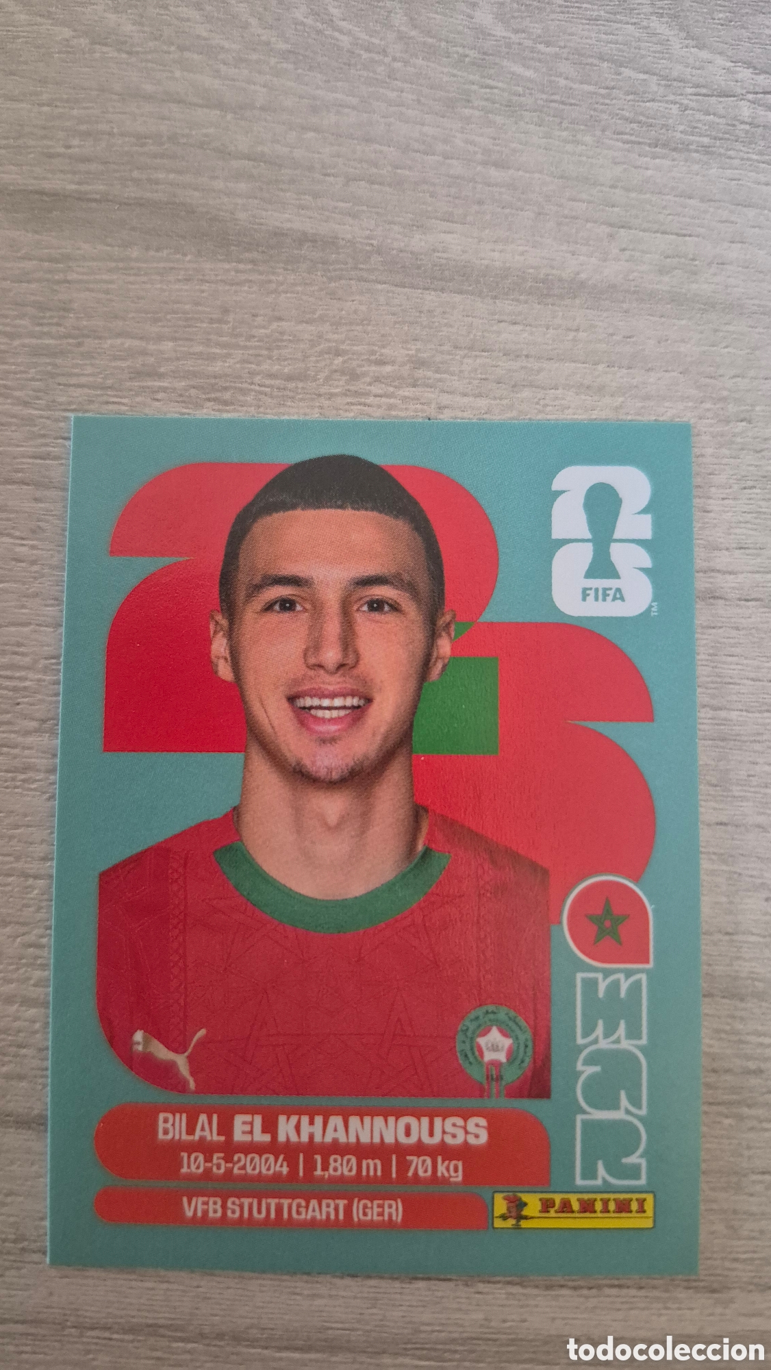 Cromos de F&uacute;tbol: MAR14 El Khannouss FIFA World Cup 2026