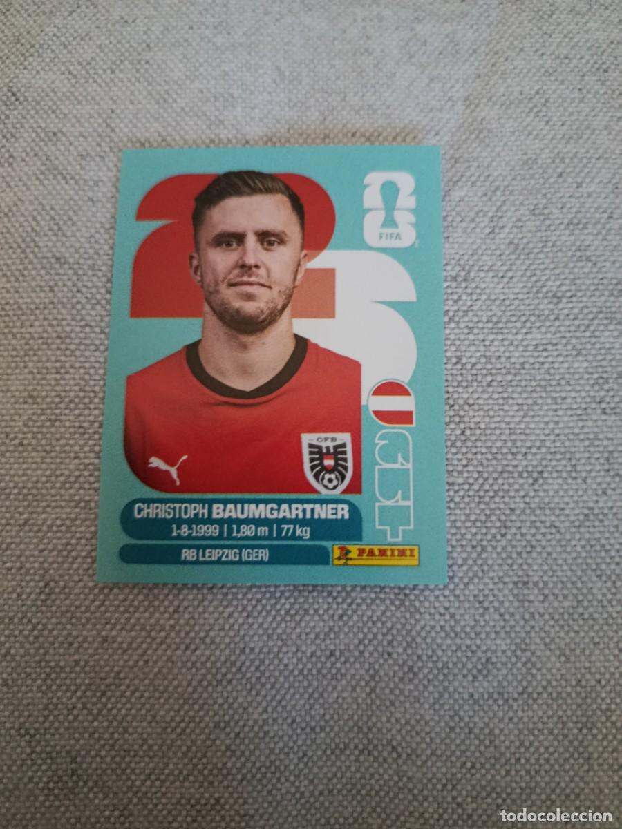 Cromos de F&uacute;tbol: Panini Mundial 2026 Estados Unidos-Mexico. 18- Baumgartner. Austria. Nunca pegado.