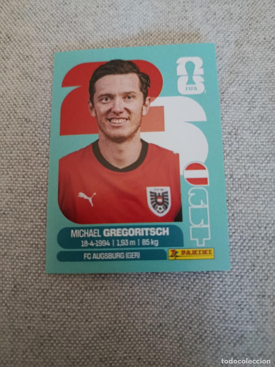 Cromos de F&uacute;tbol: Panini Mundial 2026 Estados Unidos-Mexico. 19- Gregoritsch. Austria. Nunca pegado.