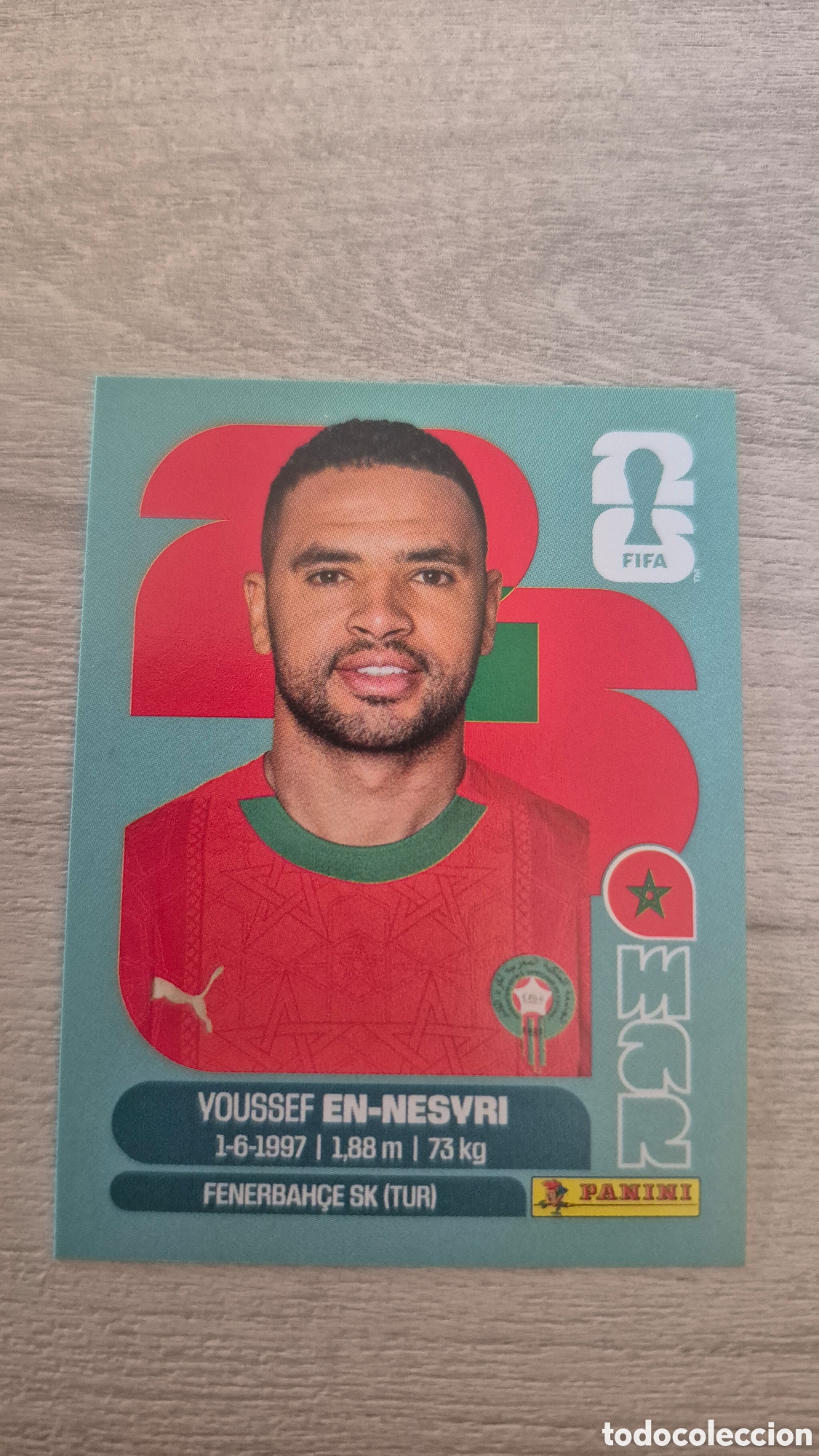 Cromos de F&uacute;tbol: MAR16 En-Nesyri FIFA World Cup 2026