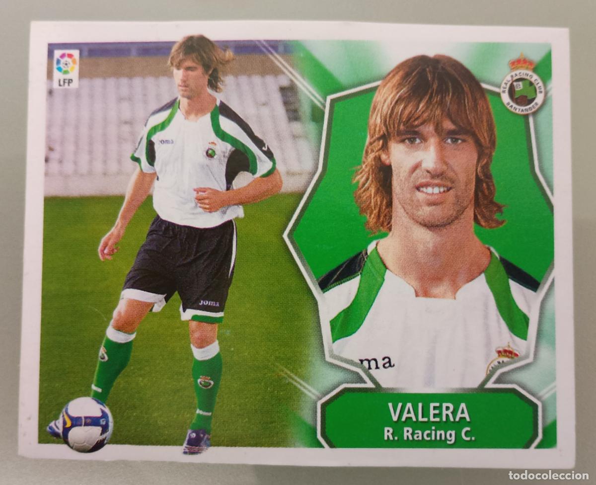 Cromos de F&uacute;tbol: Valera (Racing Santander) Ultimo fichaje n&ordm; 56. Liga 2008-09 (Colecciones Este)