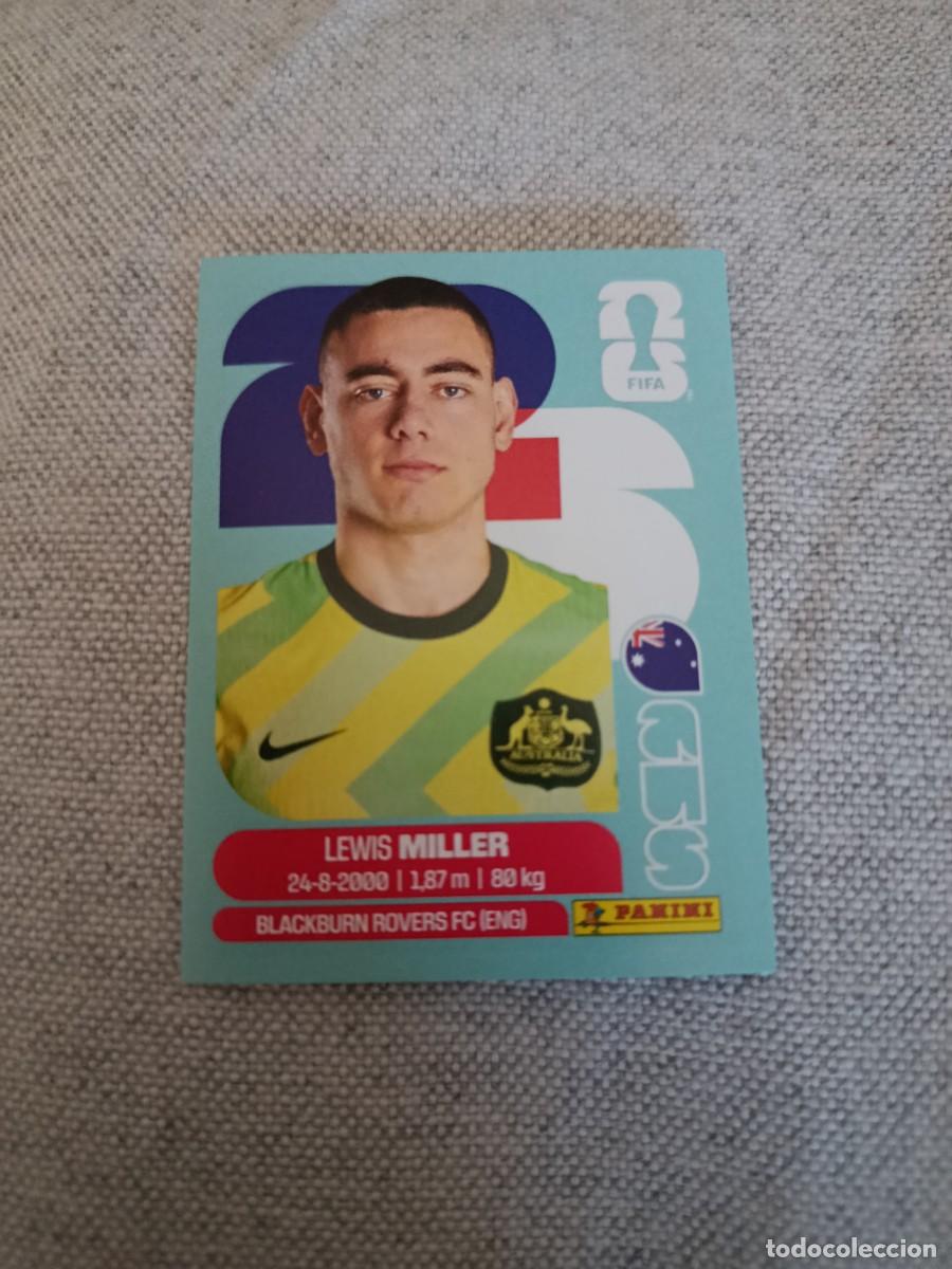 Cromos de F&uacute;tbol: Panini Mundial 2026 Estados Unidos-Mexico. 9- Miller. Australia. Nunca pegado.