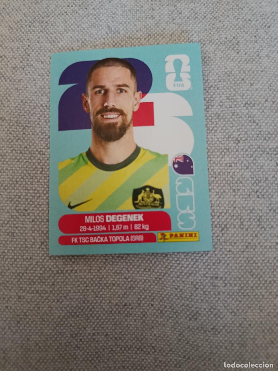 Cromos de F&uacute;tbol: Panini Mundial 2026 Estados Unidos-Mexico. 10- Degenek. Australia. Nunca pegado.