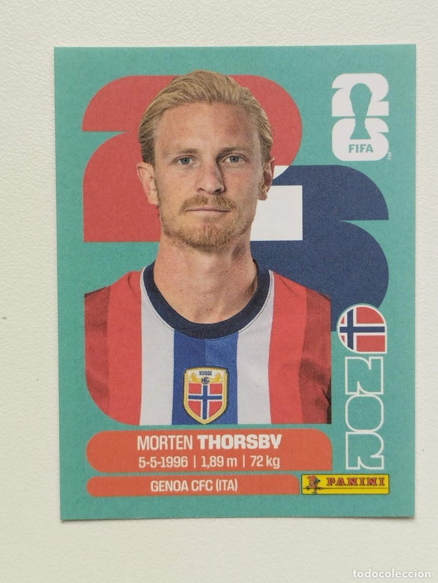 Cromos de F&uacute;tbol: CROMO STICKER WORLD CUP 2026 MUNDIAL 26 PANINI NORUEGA NOR9 NOR 9 THORSBY