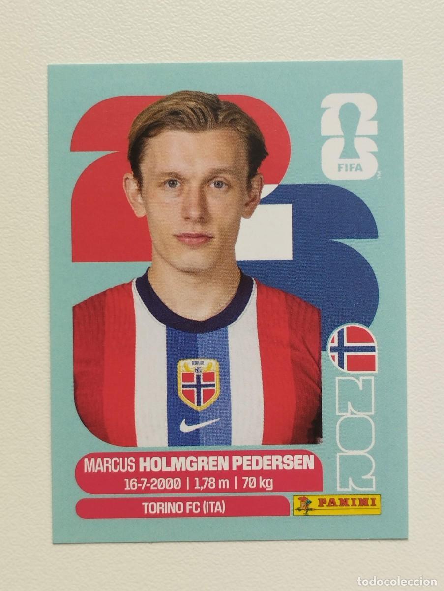 Cromos de F&uacute;tbol: CROMO STICKER WORLD CUP 2026 MUNDIAL 26 PANINI NORUEGA NOR6 NOR 6 MARCUS HOLMGREN PEDERSEN
