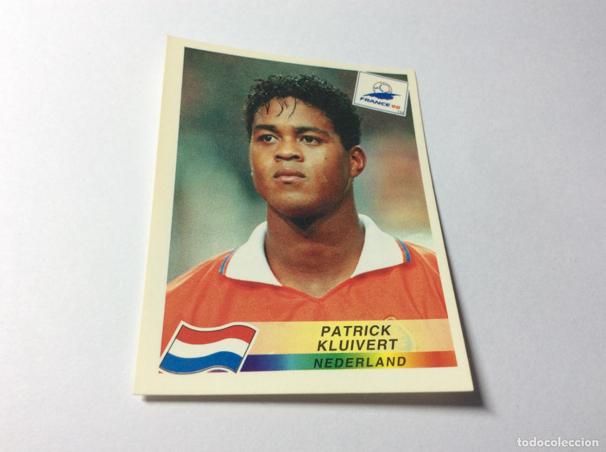 Cromos de F&uacute;tbol: 313 Patrick Kluivert Holanda Pa&iacute;ses Bajos CROMO STICKER Francia 1998 PANINI
