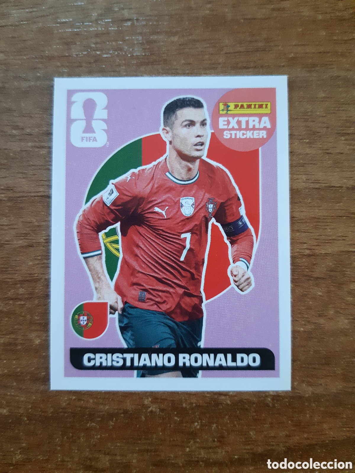Cromos de F&uacute;tbol: CRISTIANO RONALDO PORTUGAL EXTRA STICKER MUNDIAL 2026 PANINI. NUEVO SIN PEGAR