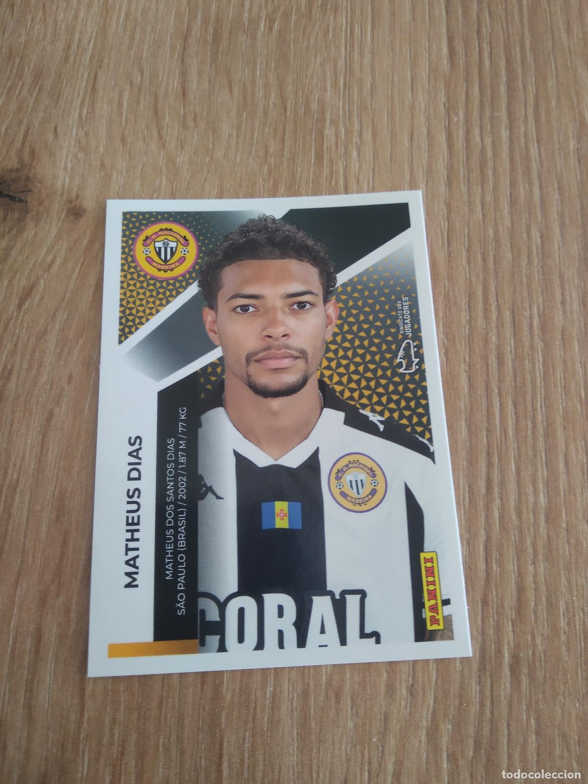 Cromos de F&uacute;tbol: 237 MATHEUS DIAS NACIONAL CROMO FUTBOL PANINI LIGA PORTUGAL 25-26 FUTEBOL LIGA BETCLIC 2025-2026
