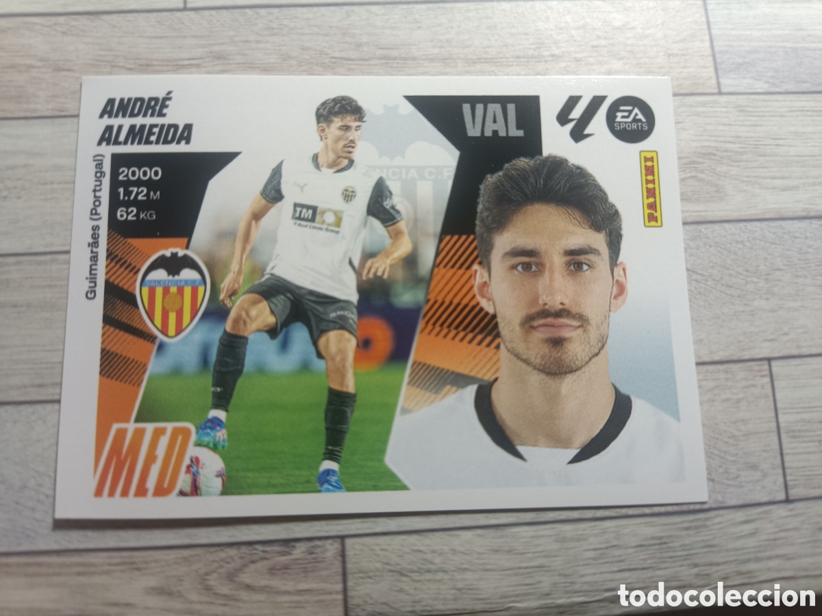 Football Stickers: 14 ALMEIDA VALENCIA LIGA ESTE 2025 2026 PANINI 25 26
