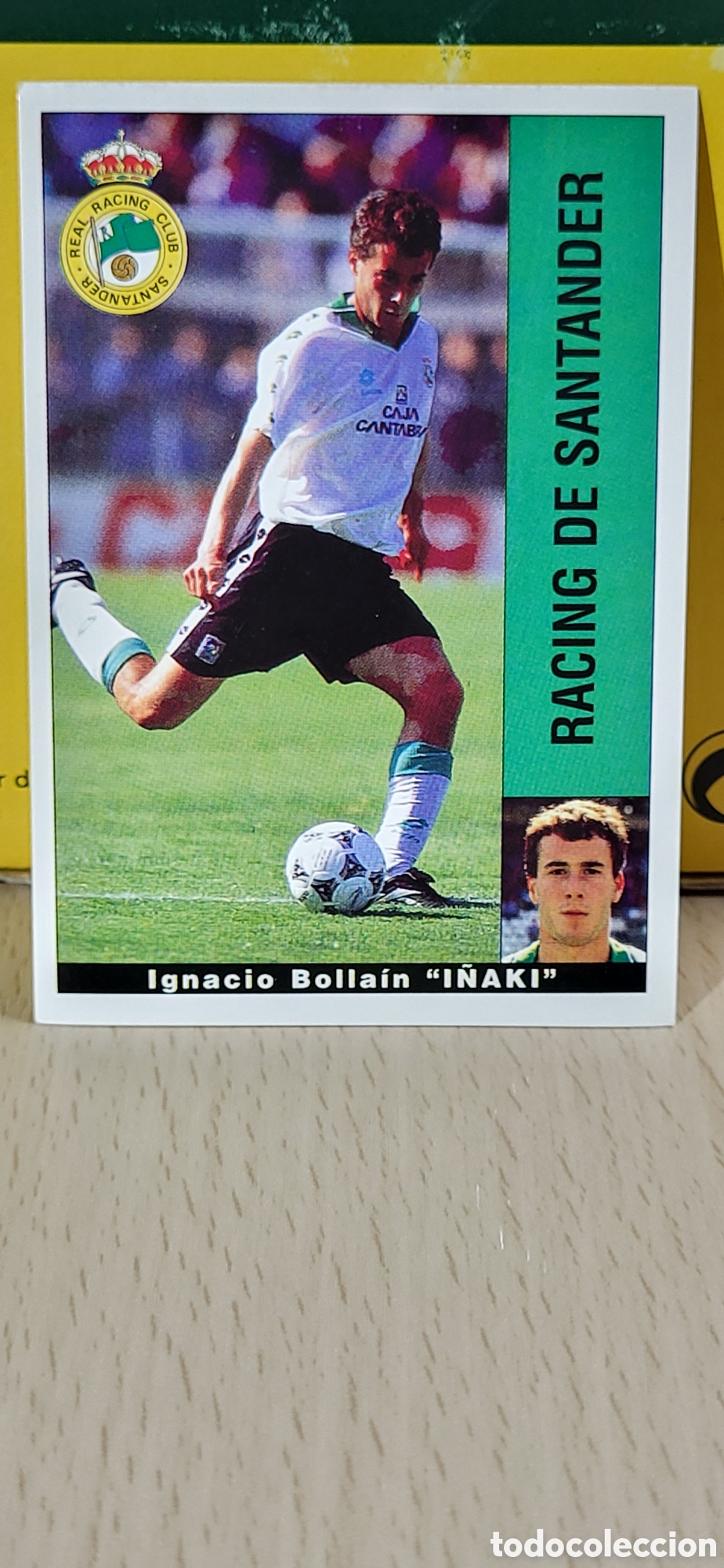 Cartes &agrave; collectionner de Football: IGNACIO BOLLAIN I&Ntilde;AKI RACING DE SANTANDER LIGA 95 96 DE FUTBOL PROFESIONAL PANINI
