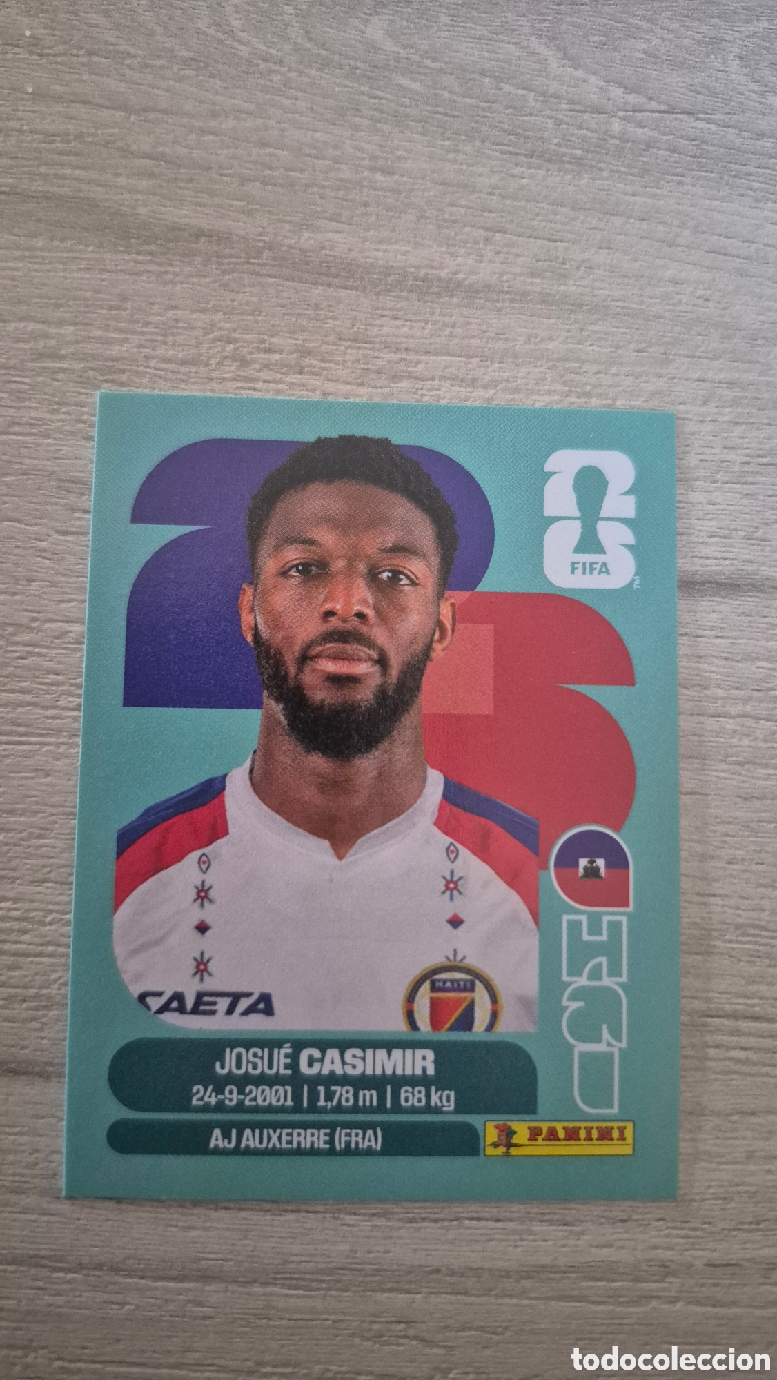 Cartes &agrave; collectionner de Football: HAI16 Casimir FIFA World Cup 2026