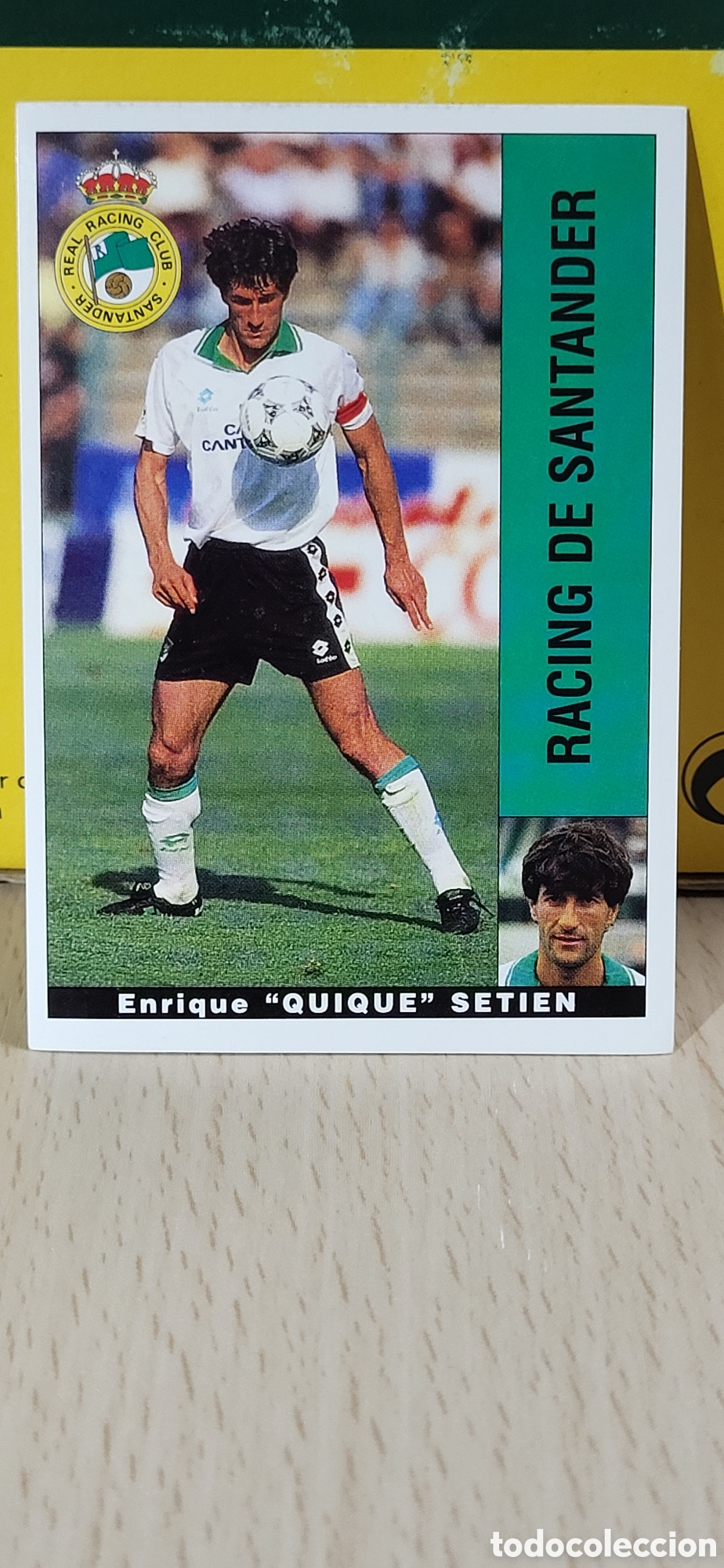 Cromos de Futebol: ENRIQUE QUIQUE SETIEN RACING DE SANTANDER LIGA 95 96 DE FUTBOL PROFESIONAL PANINI
