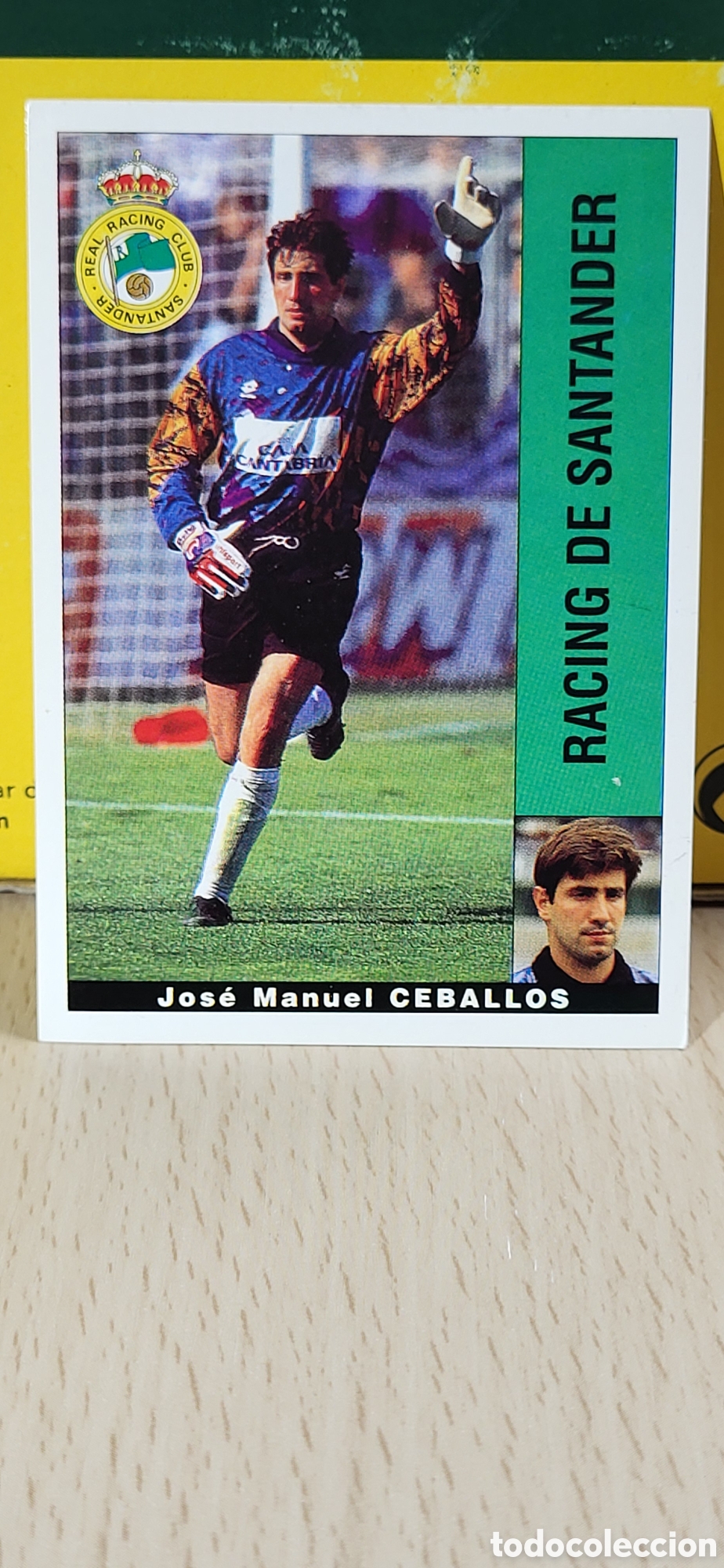 Cartes &agrave; collectionner de Football: JOSE MANUEL CEBALLOS RACING DE SANTANDER LIGA 95 96 DE FUTBOL PROFESIONAL PANINI
