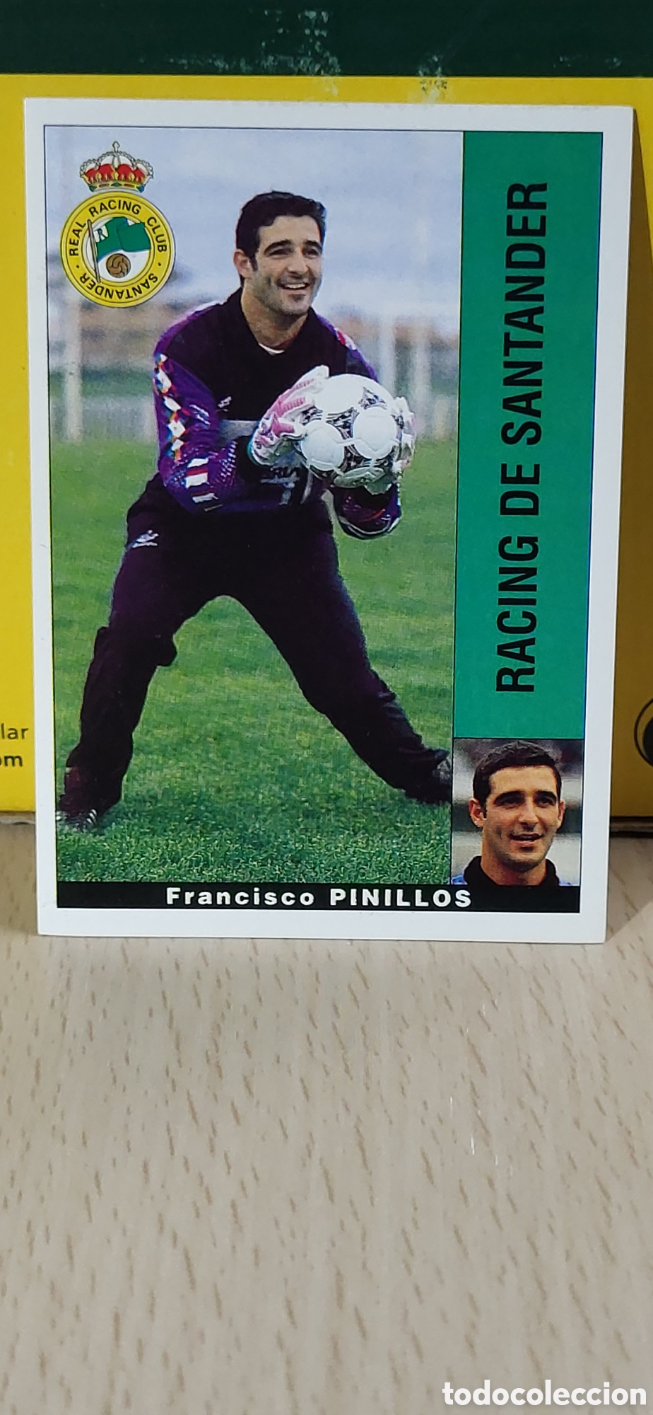 Cromos de F&uacute;tbol: FRANCISCO PINILLOS RACING DE SANTANDER LIGA 95 96 DE FUTBOL PROFESIONAL PANINI