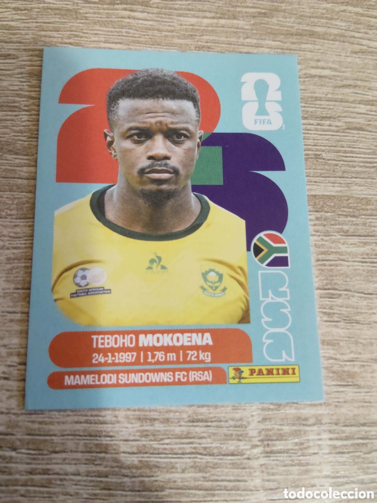Cromos de F&uacute;tbol: Panini mundial 2026 Rsa 11 Teboho Mokoena Sud&aacute;frica