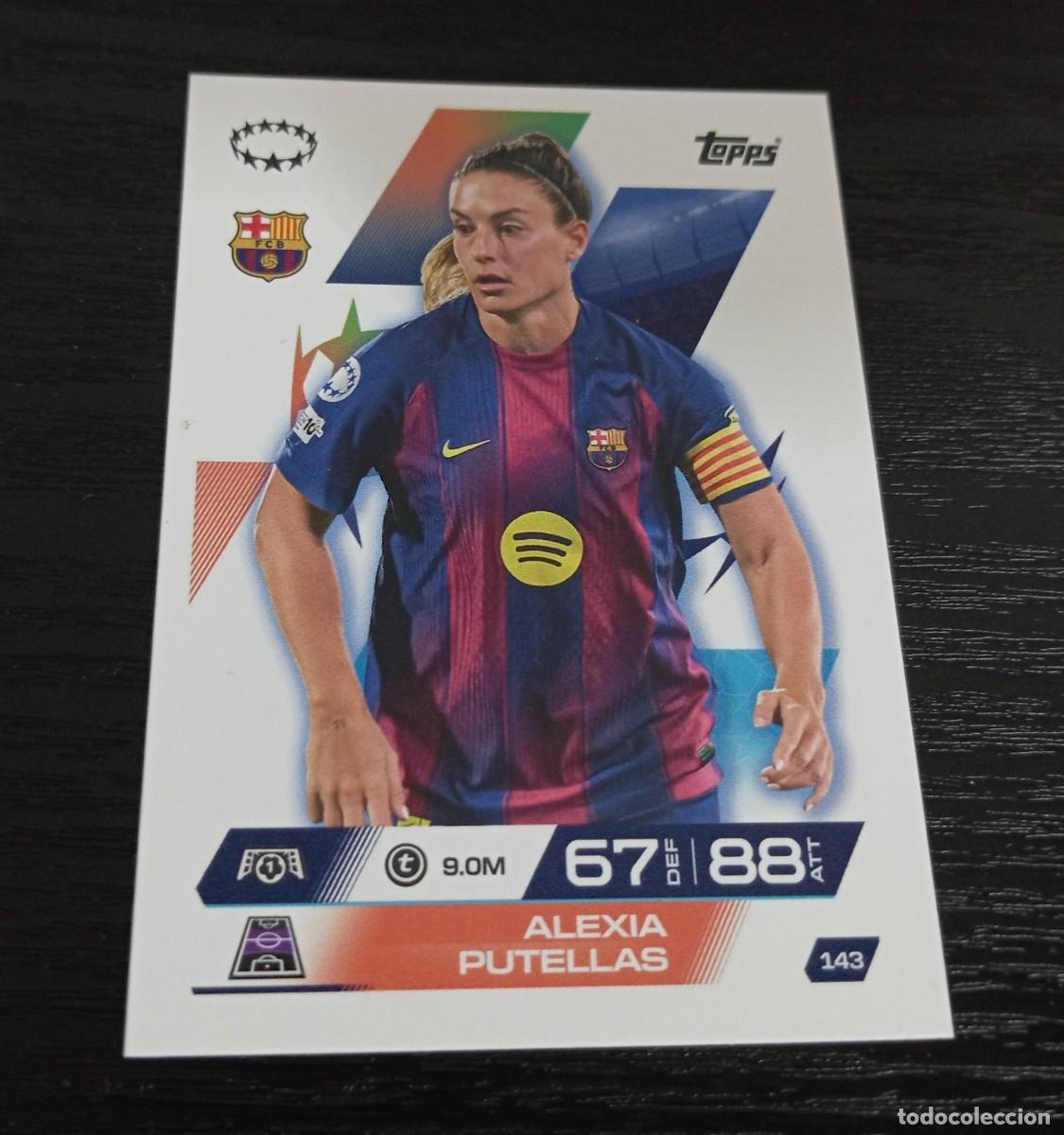 Cromos de F&uacute;tbol: -TOPPS MATCH ATTAX 25-26 EXTRA : 143 ALEXIA PUTELLAS ( BARCELONA )