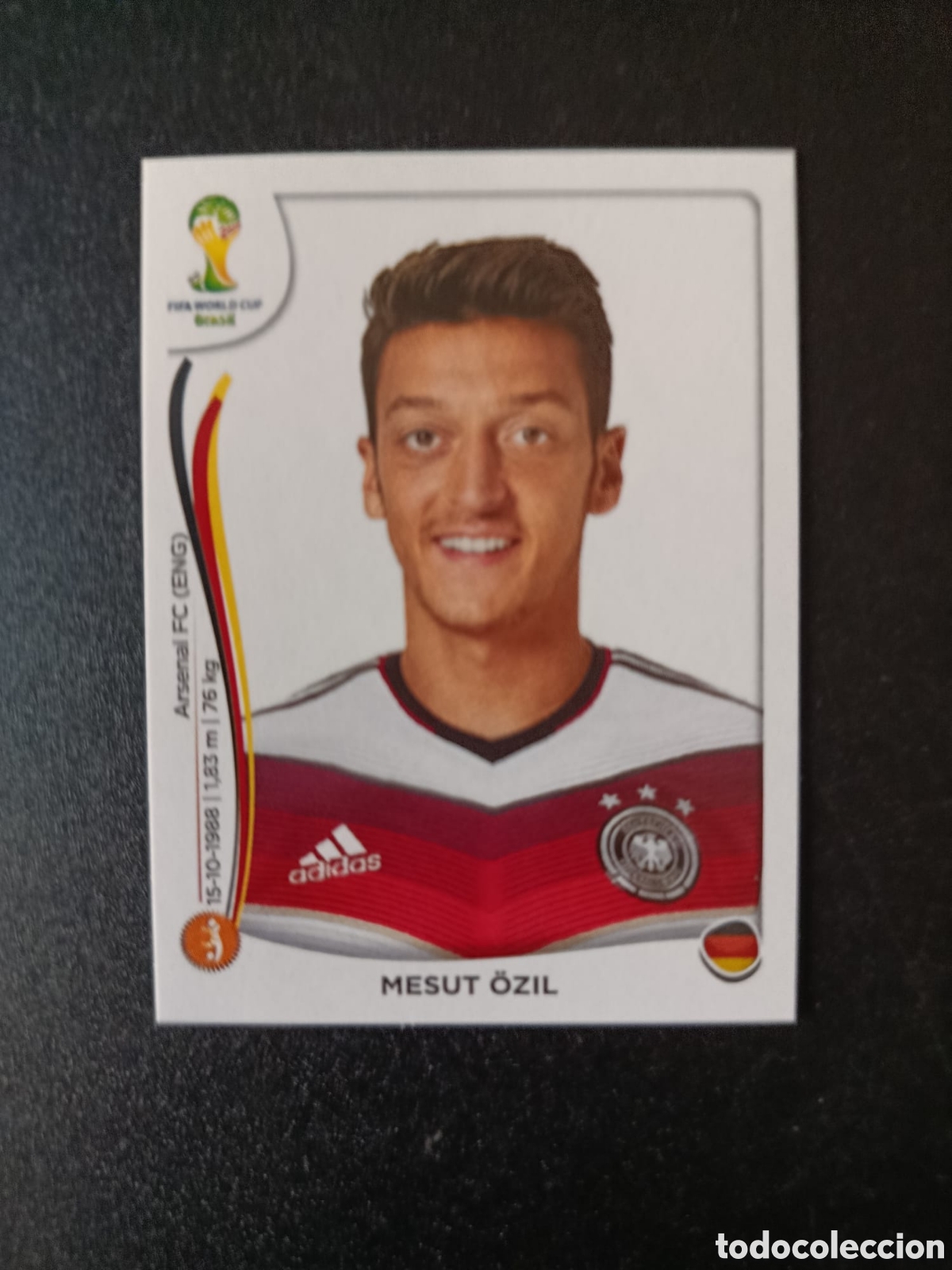 Cromos de F&uacute;tbol: Mundial FIFA Brasil 2014 panini Ozil n&deg; 499 Alemania
