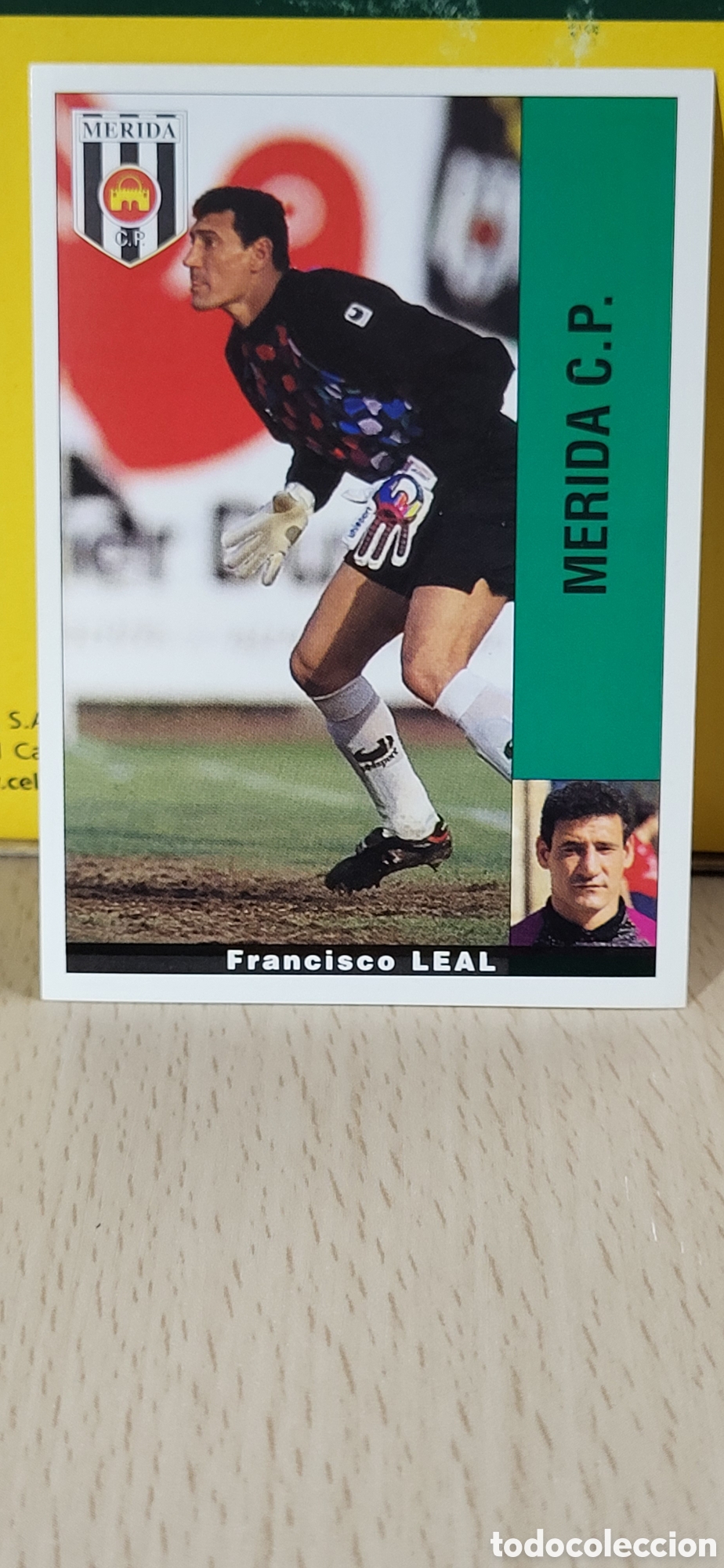 Cartes &agrave; collectionner de Football: FRANCISCO LEAL MERIDA C.F. LIGA 95 96 DE FUTBOL PROFESIONAL PANINI