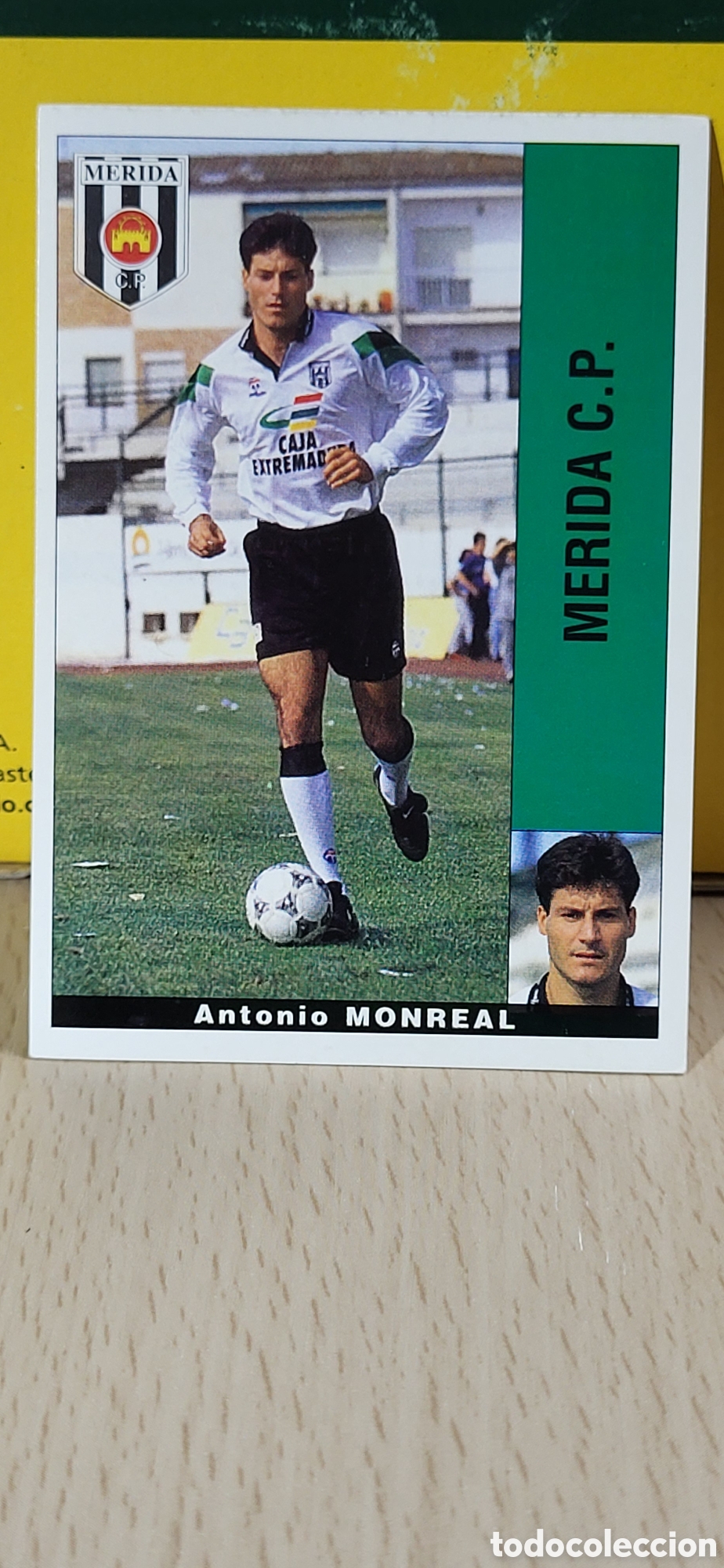 Figurine di Calcio: ANTONIO MONREAL MERIDA C.F. LIGA 95 96 DE FUTBOL PROFESIONAL PANINI