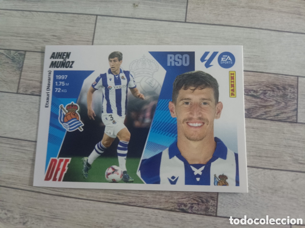 Cromos de F&uacute;tbol: 10B AIHEN MU&Ntilde;OZ 10 B REAL SOCIEDAD LIGA ESTE 2025 2026 PANINI 25 26