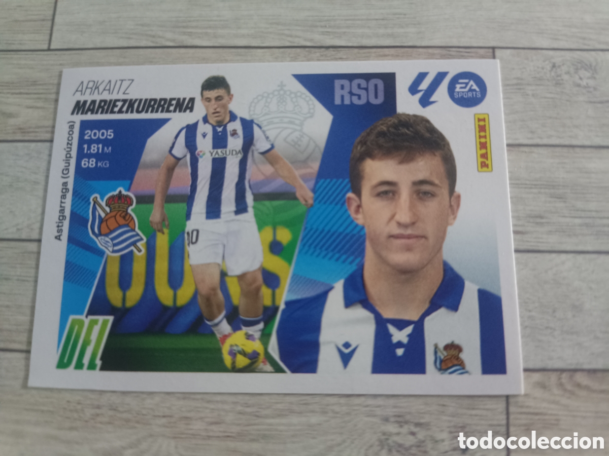 Cromos de F&uacute;tbol: 19 MARIEZKURRENA REAL SOCIEDAD LIGA ESTE 2025 2026 PANINI 25 26