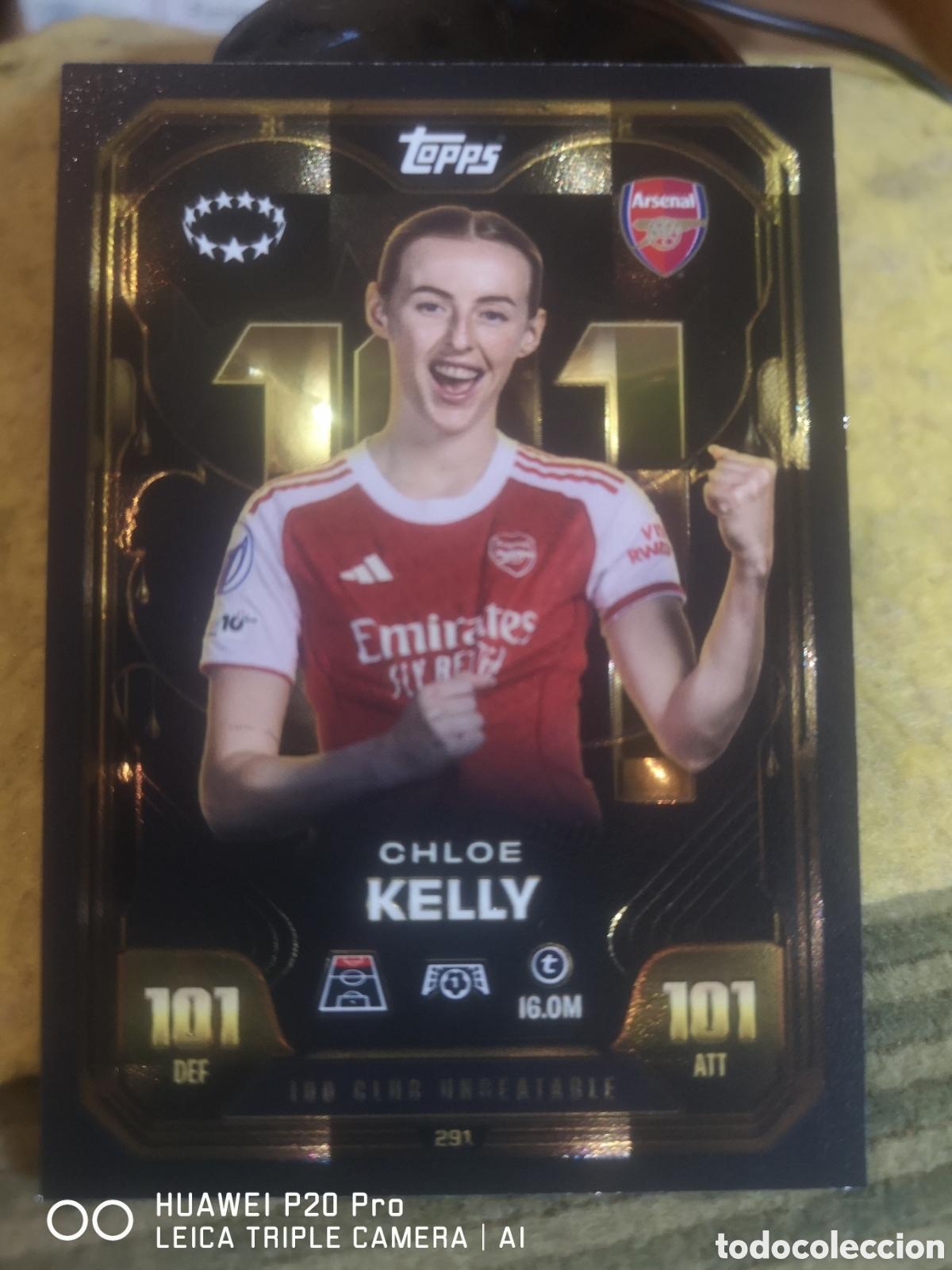 Cromos de F&uacute;tbol: MATCH ATTAX EXTRA 2025 2026 CHLOE KELLY 100 CLUB INMEJORABLE 101 ARSENAL 291