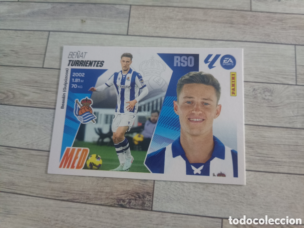 Cromos de F&uacute;tbol: 11 TURRIENTES REAL SOCIEDAD LIGA ESTE 2025 2026 PANINI 25 26