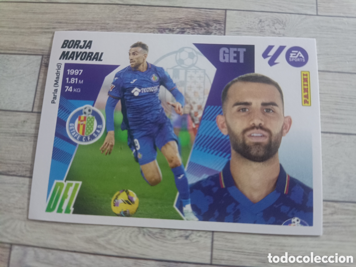 Cromos de F&uacute;tbol: 19 BORJA MAYORAL GETAFE LIGA ESTE 2025 2026 PANINI 25 26