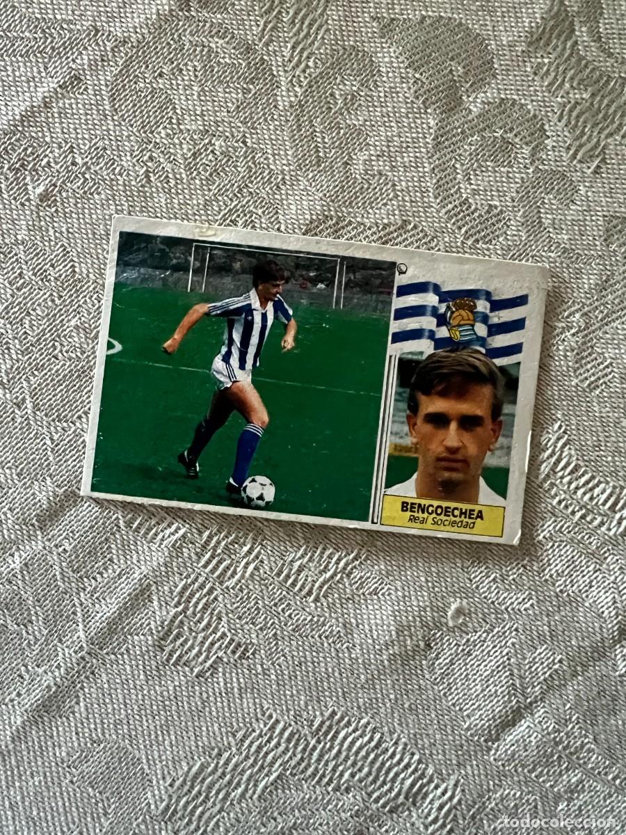 Cromos de F&uacute;tbol: BENGOECHEA REAL SOCIEDAD COLOCA ED ESTE LIGA 86 87 1986 1987