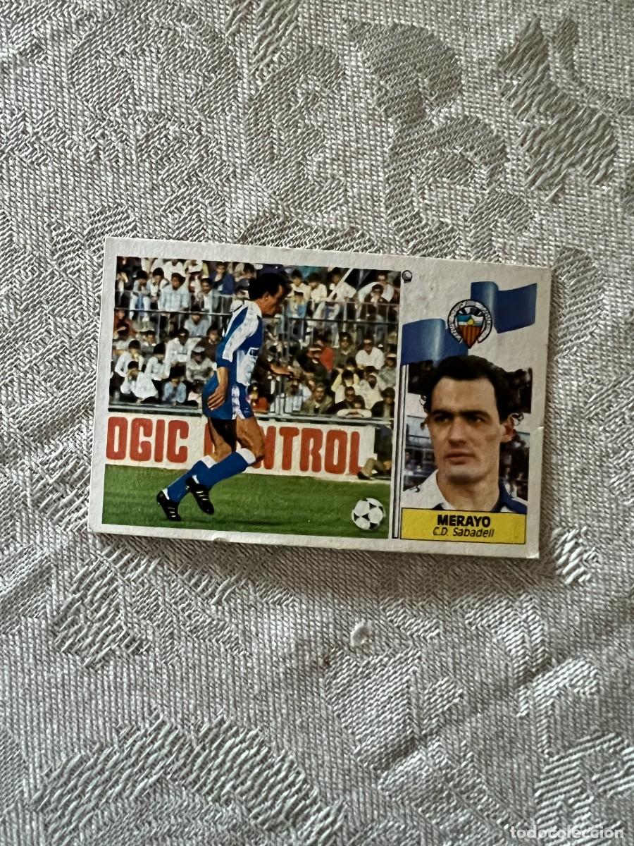 Cromos de F&uacute;tbol: BAJA MERAYO SABADELL ED ESTE LIGA 86 87 1986 1987