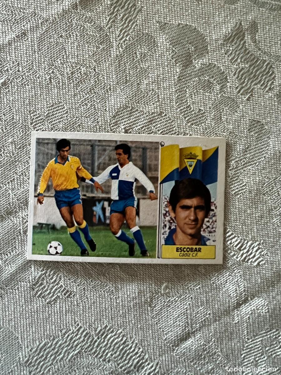 Cromos de F&uacute;tbol: ESCOBAR CADIZ BAJA ED ESTE LIGA 86 87 1986 1987