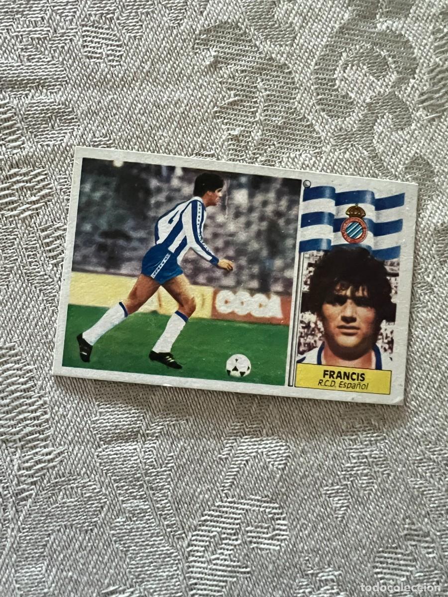 Cartes &agrave; collectionner de Football: FRANCIS ESPA&Ntilde;OL FICHAJE 29 VERSION I ED ESTE LIGA 86 87 1986 1987