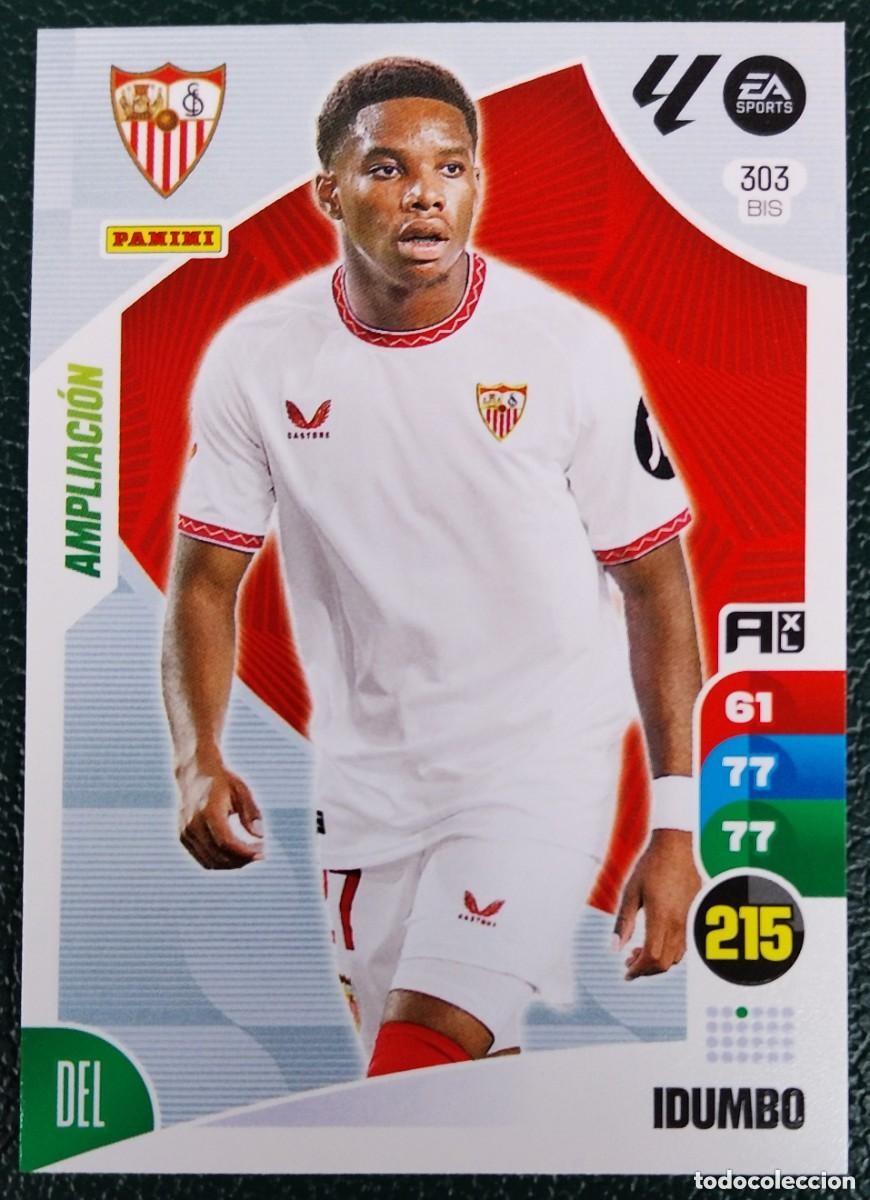 Figurine di Calcio: 303 BIS IDUMBO SEVILLA FC AMPLIACION FICHAS ALBUM ADRENALYN XL 2024 2025 24 25