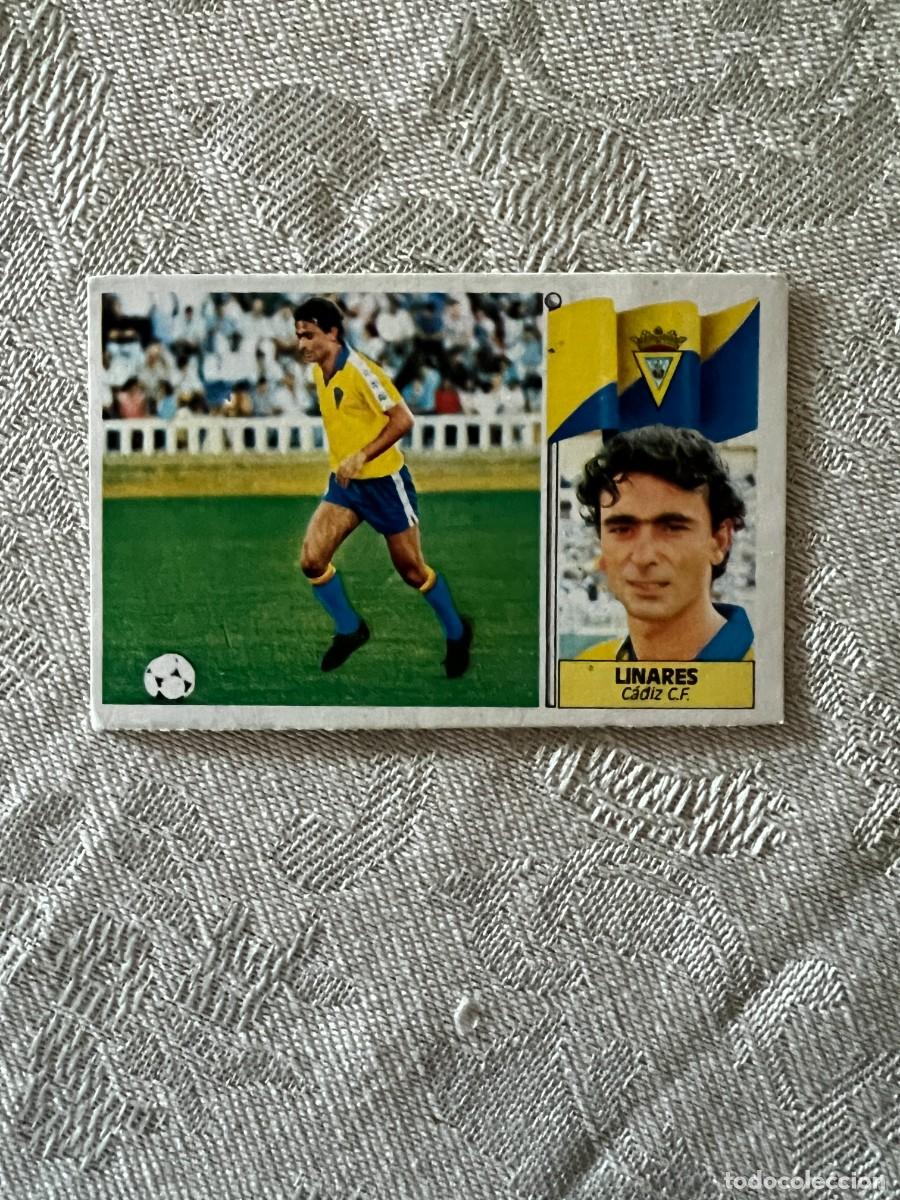 Cromos de F&uacute;tbol: LINARES. CADIZ COLOCA ED ESTE LIGA 86 87 1986 1987