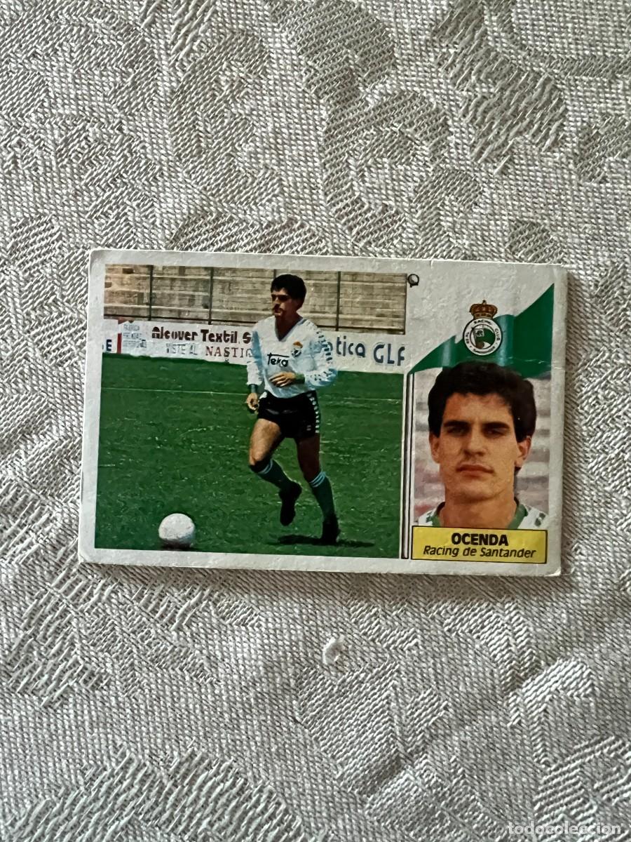 Cromos de F&uacute;tbol: OCENDA RACING SANTANDER COLOCA ED ESTE 86 87