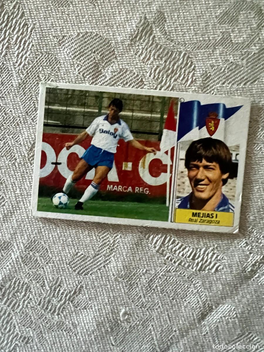 Cromos de F&uacute;tbol: MEJIAS I ZARAGOZA FICHAJE 38 VERSION II LIGA ESTE 1986/87 86 87 ED ESTE 86 87
