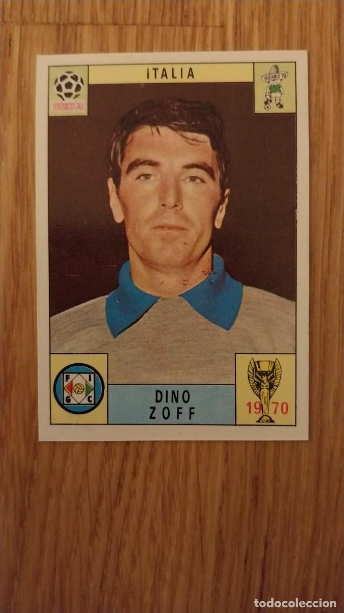 Figurine di Calcio: DINO ZOFF ORIGINAL ITALIA MUNDIAL MEXICO 70 PANINI VERSION INTERNACIONAL DESPEGADO