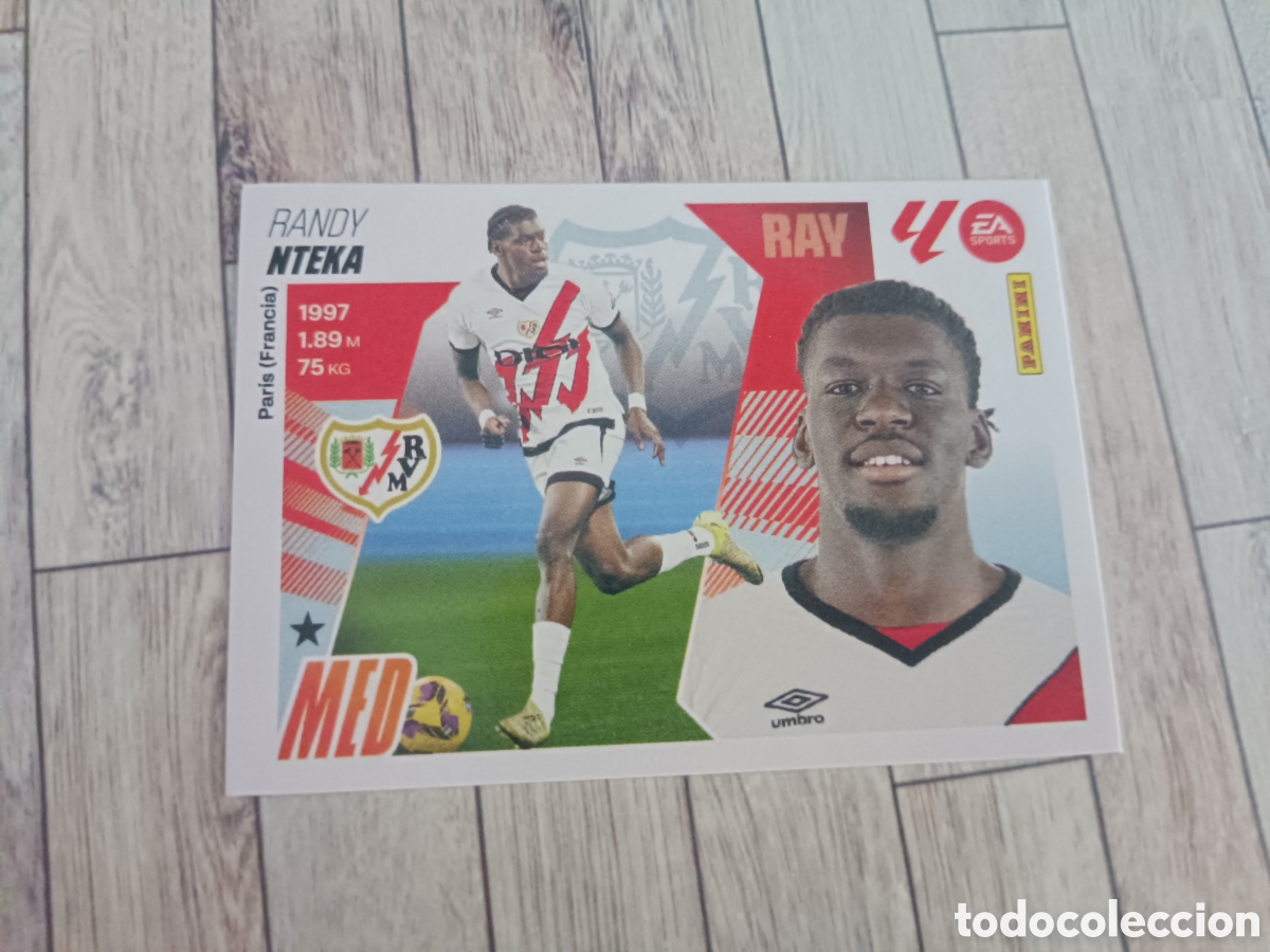 Cromos de F&uacute;tbol: 15A NTEKA RAYO VALLECANO 15 A LIGA ESTE 2025 2026 PANINI 25 26