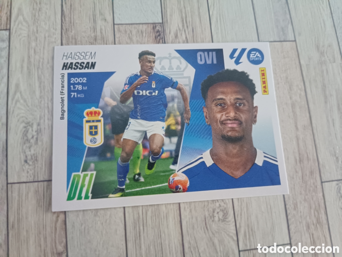 Cartes &agrave; collectionner de Football: 17 HASSAN REAL OVIEDO LIGA ESTE 2025 2026 PANINI 25 26
