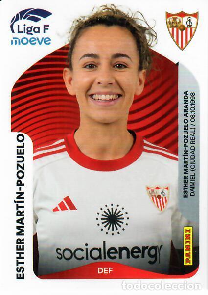 Cartes &agrave; collectionner de Football: CROMO PANINI LIGA FEMENINA F 2025-26 (25 - 26) - N&ordm; 310 - ESTHER MART&Iacute;N-POZUELO - SEVILLA