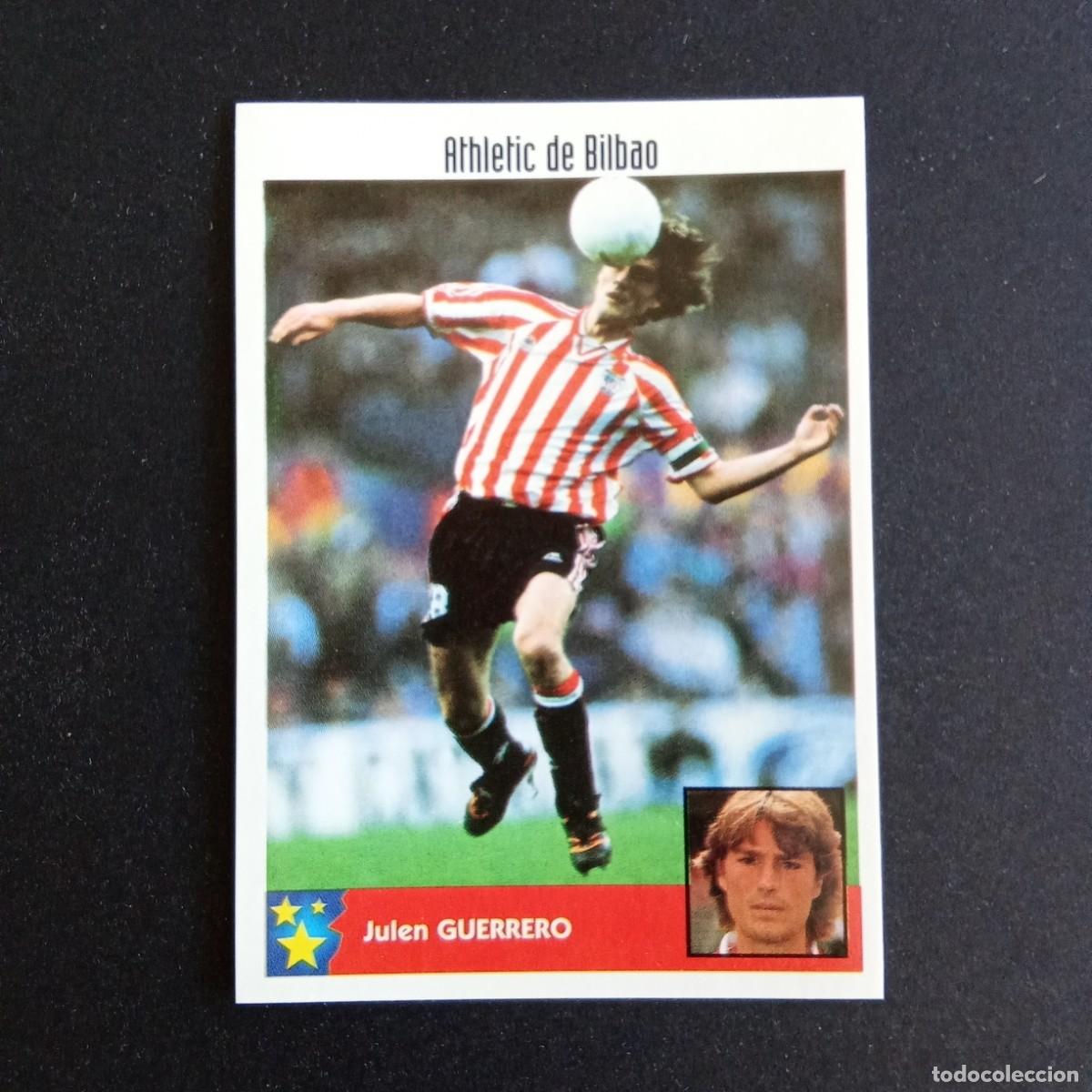 Fu&szlig;ball-Sticker: LOS MEJORES EQUIPOS DE EUROPA 1997 1998 97 98 PANINI 9 JULEN GUERRERO ATHLETIC BILBAO SIN PEGAR